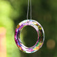 Circle Crystal Suncatcher Prism Rainbow Maker Round Ring