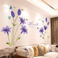 DIY Purple Lavender Wall Stickers – Elegant Floral & Butterfly Décor