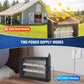 Solar Bug Zapper Outdoor, 4500V Mosquito Zapper with Panel Sensor, Waterproof Electric Fly Zapper for Garden Patio Camping
