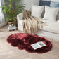 Soft Sheepskin Bedroom Carpet – Imitation Wool Pad with Long Hair:
