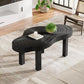 Black Cloud Coffee Table – Cute Cream Living Room Center Furniture: