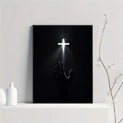 Son of God Jesus Cross Holy Light Wall Art
