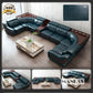MANBAS Premium Italian Genuine Leather Sofa Sets