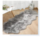 Soft Sheepskin Bedroom Carpet – Imitation Wool Pad with Long Hair: