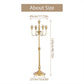 48.7-Inch Antique Floor Candle Holder Centerpiece - Wedding & Party Decoration