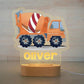 Personalized Children Animal Night Light Custom Name Acrylic Lamp: