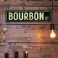 Retro-Style Bourbon Street Metal Sign