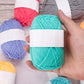 25(50)pcs/bag 4 Ply Milk Cotton Yarn For Hand Knitting Crocheting Scarves,Sweaters,Shawls,Blankets,Pet Toys,Various Handmade DIY