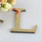 0CM 26 English Letters Wall Sticker – 3D Mirror Acrylic Gold Decals: