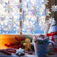 6Pcs Christmas Snowflake 15/20/25CM Hanging Christmas Tree Ornament Xmas Home Decor Navidad New Year 2024 Decor Accessories ﻿