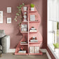 Tribesigns Corner Shelf, Modern 5-Tier Wall Corner Bookshelf, Stylish  Storage Rack Plant Stand