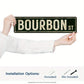 Retro-Style Bourbon Street Metal Sign
