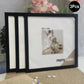 3Pcs Wood Square Photo Frames:
