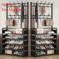 Clothes Hanger Multi-Layer Shoe Rack – Floor-Standing Organizer