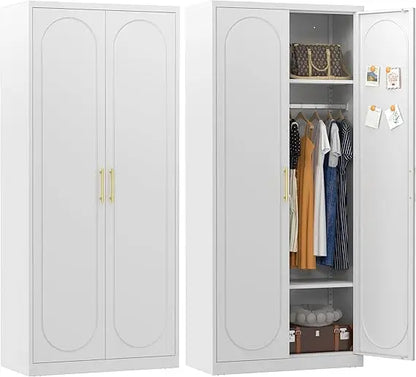 Wardrobe Closet with Doors – Stylish Storage Solution for Bedroom