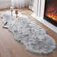 Soft Sheepskin Bedroom Carpet – Imitation Wool Pad with Long Hair: